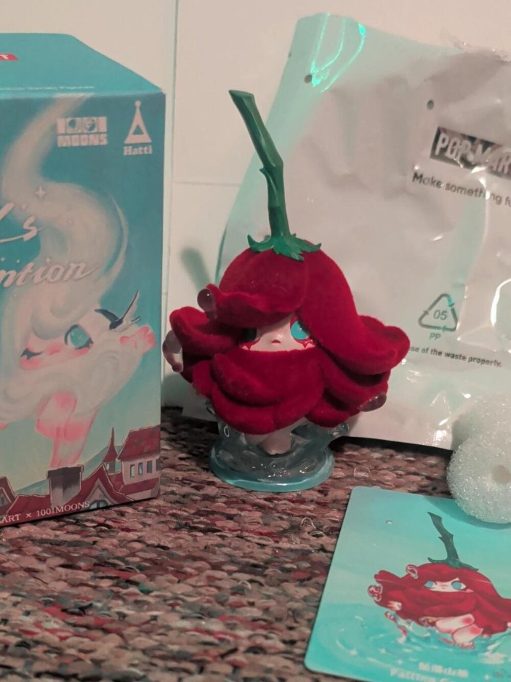 Pop Mart 100 Moons Winds of Intention "Falling Camellia"